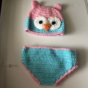 Crochet Owl For Newborn Pictures